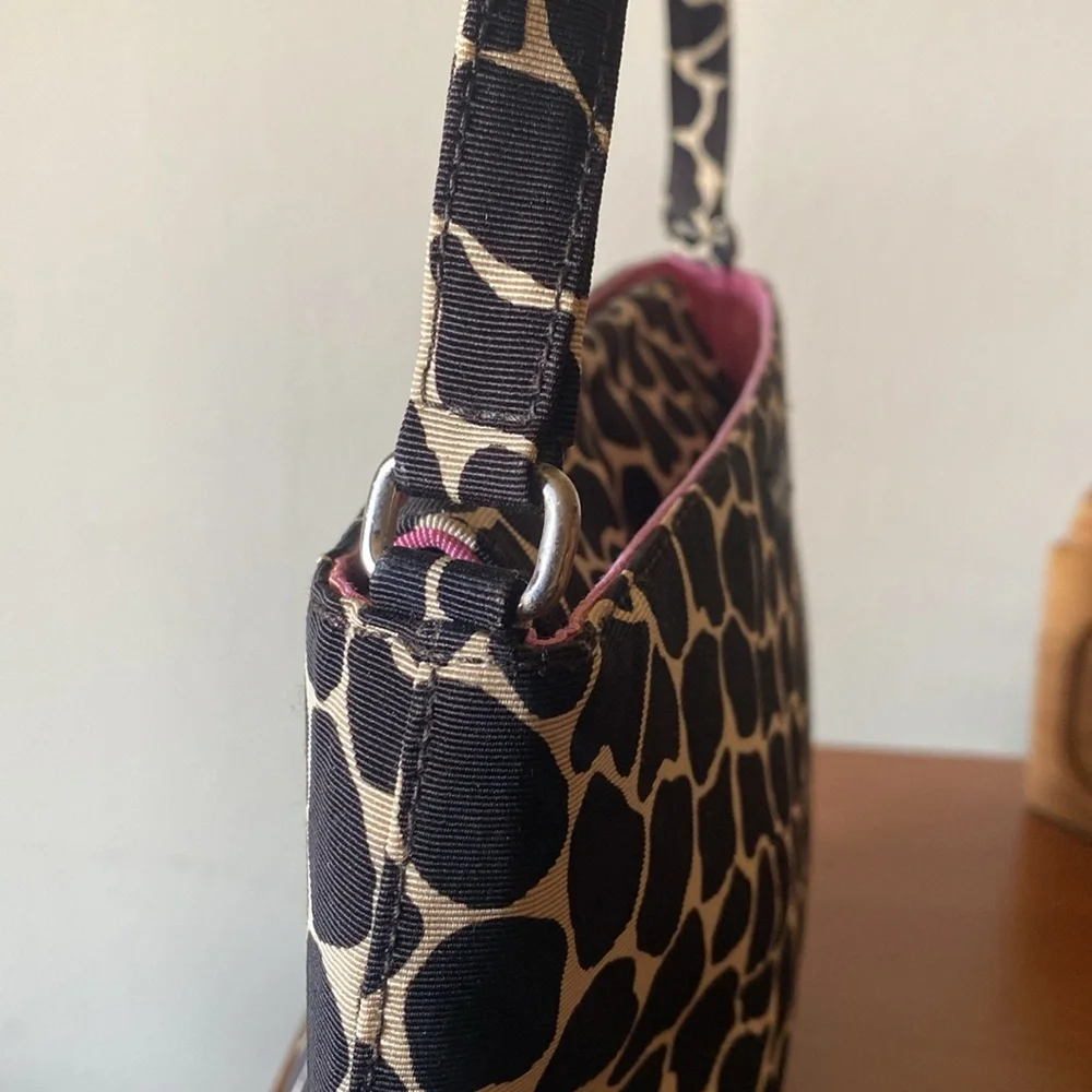 Vintage Kate Spade Giraffe Print Shoulder Bag - Picture 11 of 14